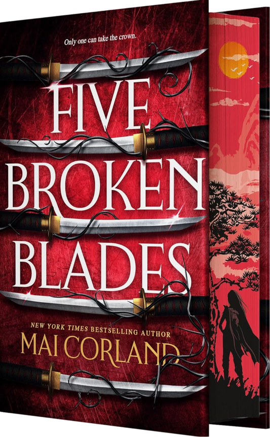 Five Broken Blades by Mai Corland, Special Edition with Sprayed Edges