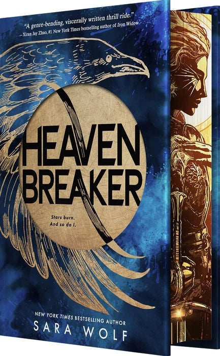 Heavenbreaker by Sara Wolf, deluxe edition with sprayed edges